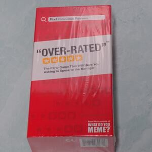 Over-rated Party Game by the creators of What Do You Meme? – New in Package